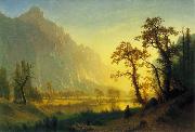 Albert Bierstadt Sunrise, Yosemite Valley china oil painting artist